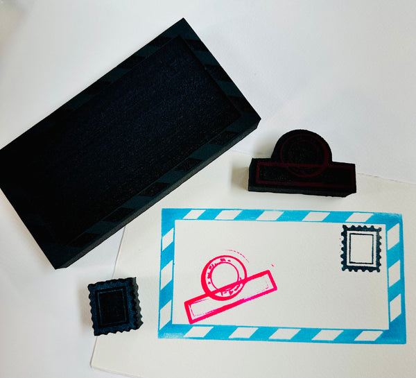 Kae Pea | Air Mail | Foam Stamps - Set of 3