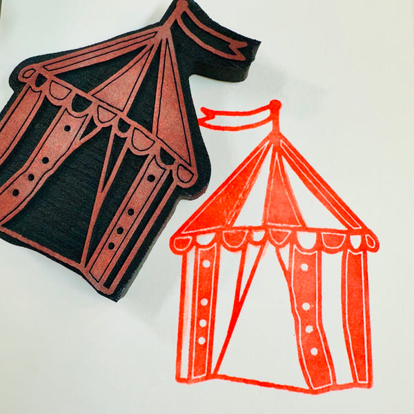 Wendy Aspinall | Circus Tent | Foam Stamp