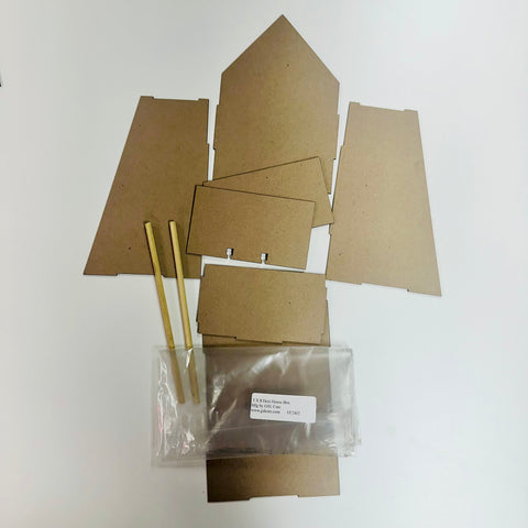 ArtFoamies | House Box Kit with "Dexie" Rails