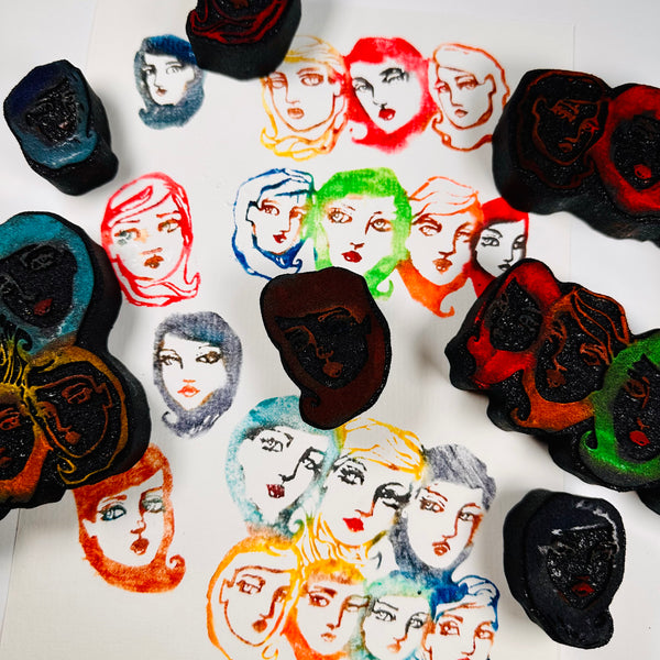 Jane Davenport | Creative Muses | Foam Stamps - Set of 8