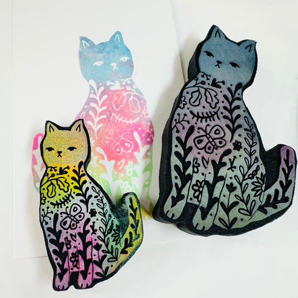 Danita Art | Flowery Feline | Foam Stamp