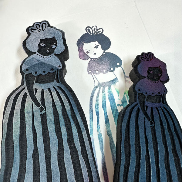 Danita Art | Striped Skirt | Foam Stamp