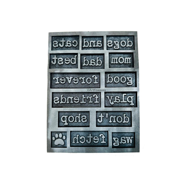 Kae Pea | ArtFoamies Poetry Adoption/Rescue Set B - Set of 15