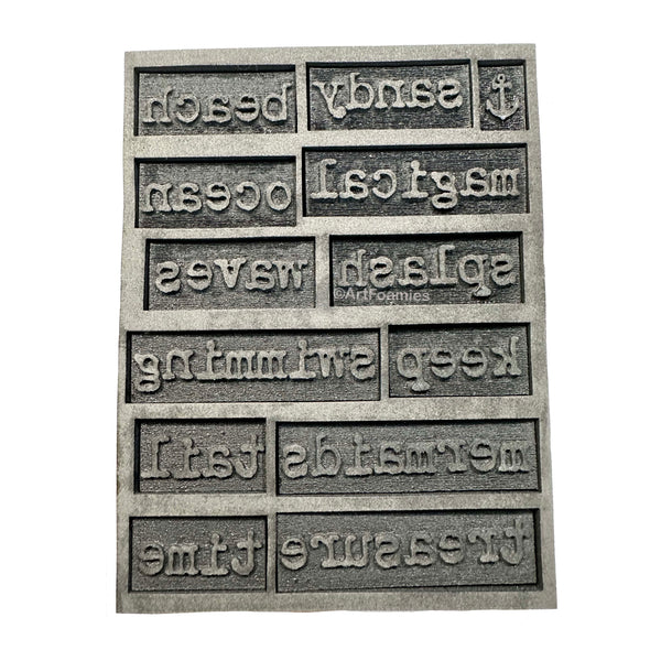 Kae Pea | ArtFoamies Poetry MerMay Set A - Set of 13