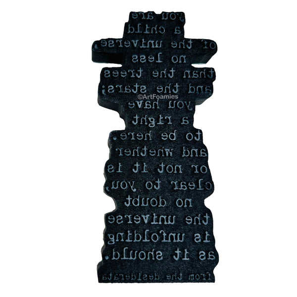 Kae Pea | "Child of the Universe" | Foam Stamp