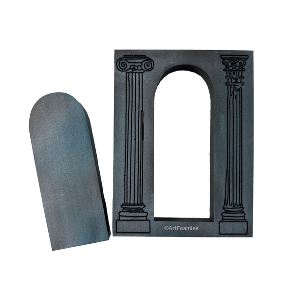 Jane Davenport | Painterly Pillars | Foam Stamps - Set of 2
