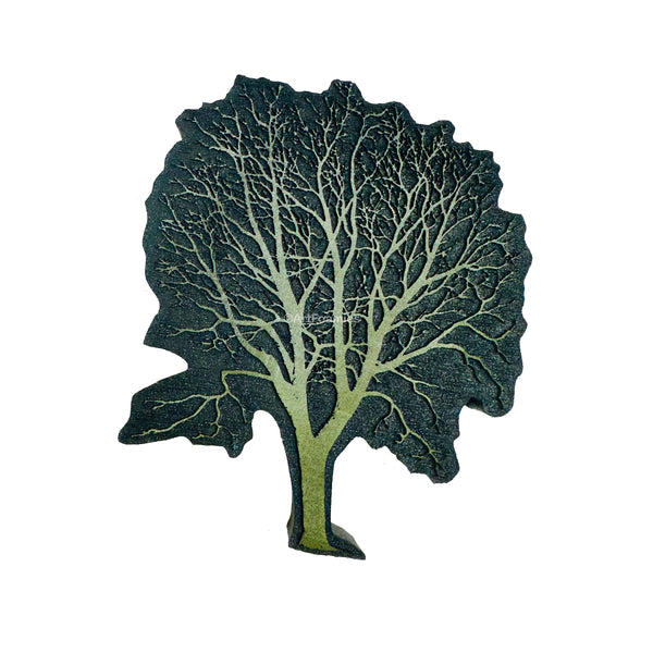 Kevin Nakagawa | Stampscapes Tree in Winter | Foam Stamp