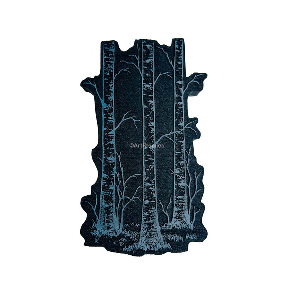 Kevin Nakagawa | Stampscapes Birch Trunks | Foam Stamp