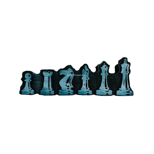 100 Proof Press | Chess Border | Foam Stamp