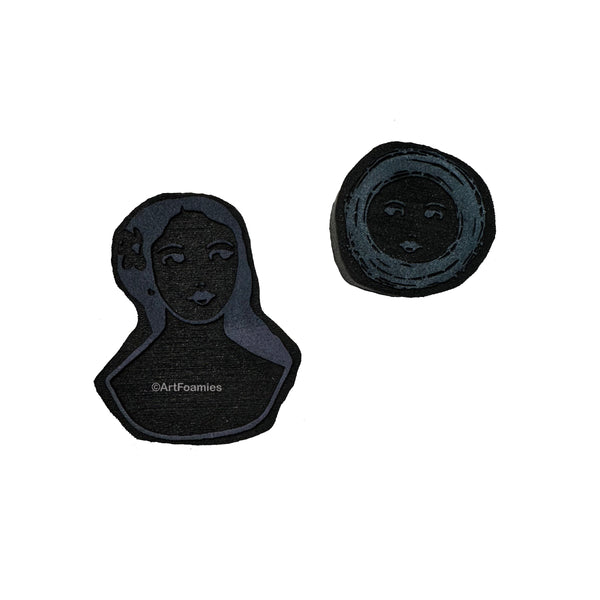 Kae Pea | The Moon and the Maker | Foam Stamps - Set of 2