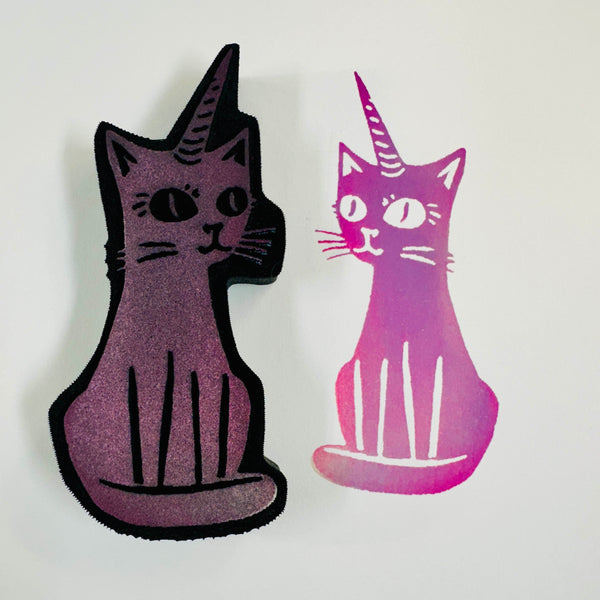 Collage Soup | Magical Cats | Foam Stamps - Set of 2