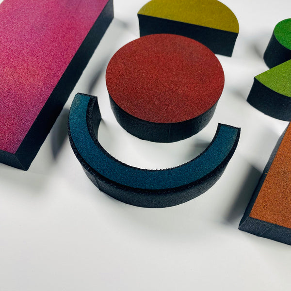 Balzer Designs | Bauhaus Set | Foam Stamps - Set of 7