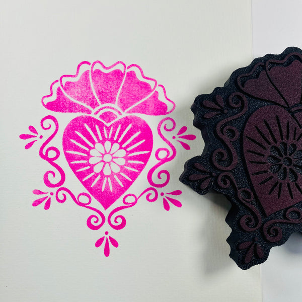 Crafty Chica | Corazon Hermoso | Foam Stamp