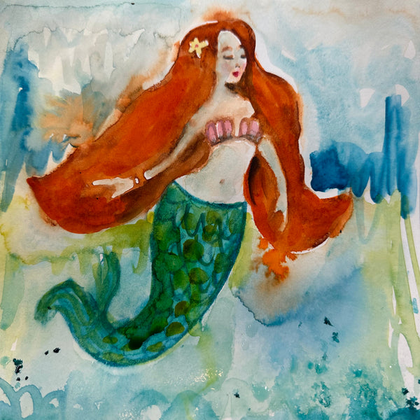 Kae Pea | Mermaid Hope | Foam Stamps - Set of 2