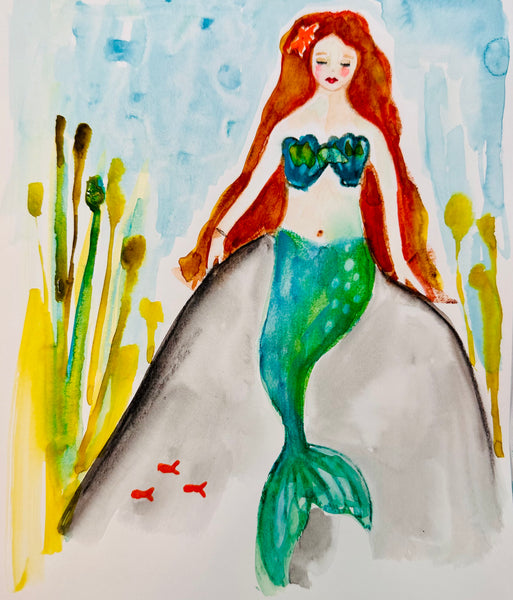 Kae Pea | Mermaid Heidi | Foam Stamps - Set of 2