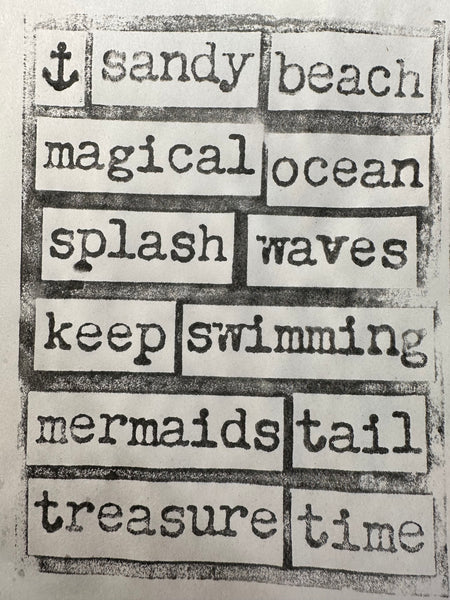 Kae Pea | ArtFoamies Poetry MerMay Set A - Set of 13