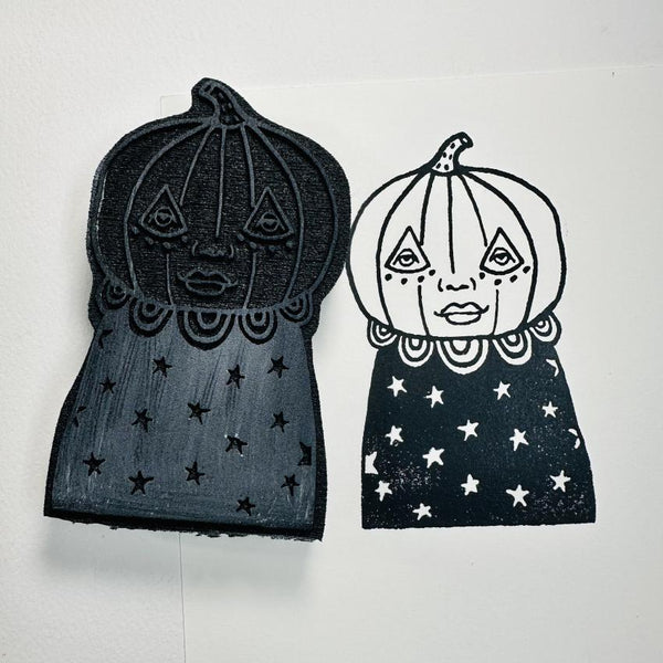 Megan Quinlan | Gourd-geous | Foam Stamp