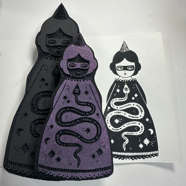 Danita Art | Tarot Doll "Serpentina" | Foam Stamp