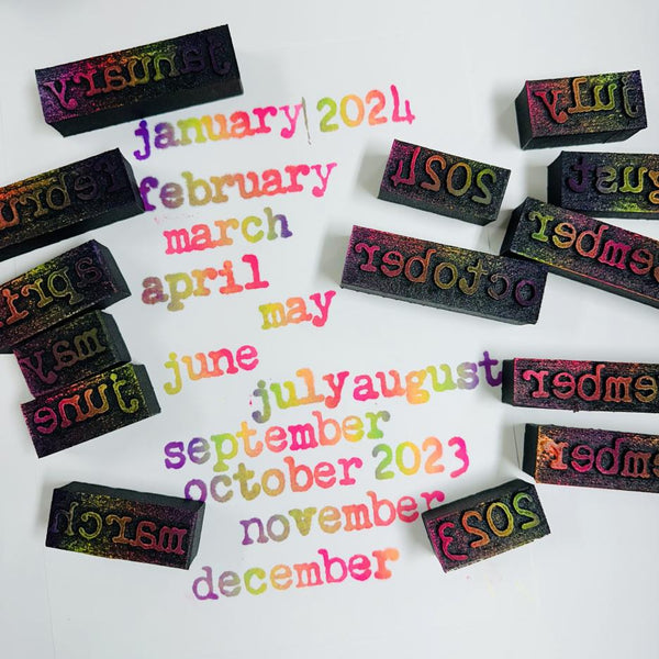 Kae Pea | ArtFoamies Poetry Months - Set of 14 - *UPDATED FOR 2025*