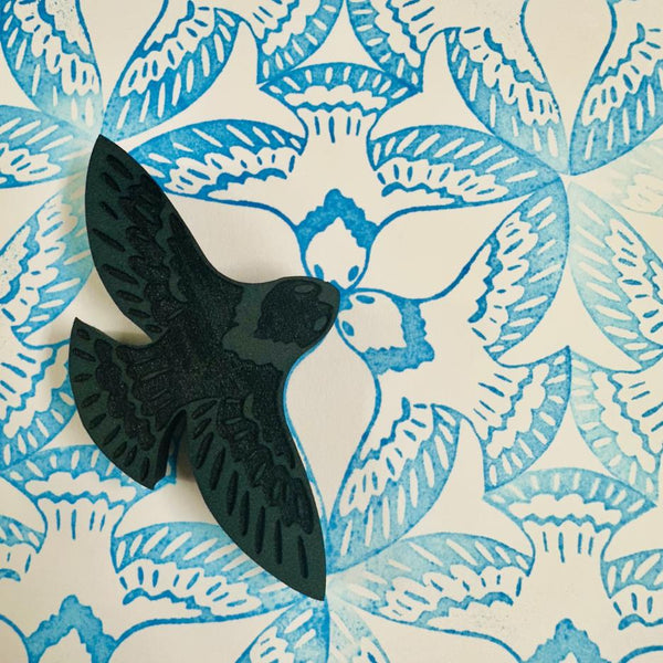 Marta Harvey | Skyward Sparrow | Foam Stamp