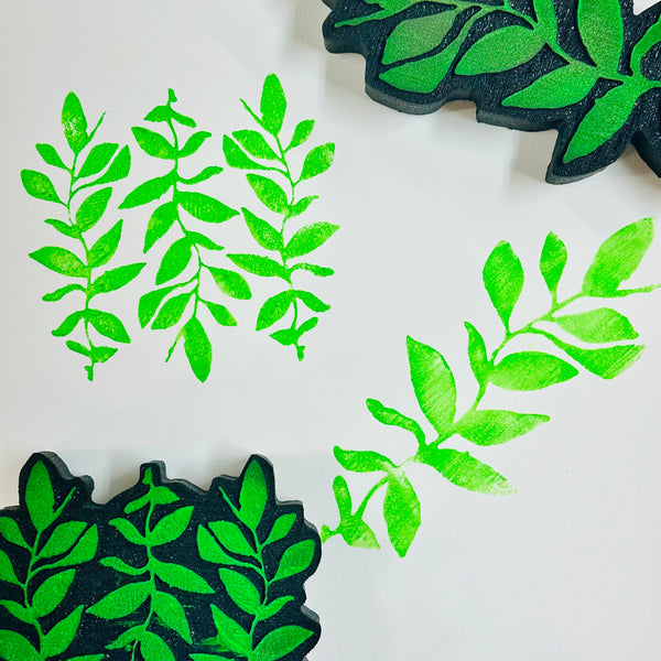 Donna Downey | Leaf Patterns | Foam Stamps - Set of 2
