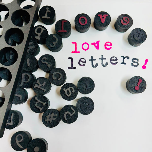 Kae Pea | Love Letters | Foam Stamps - Set of 42