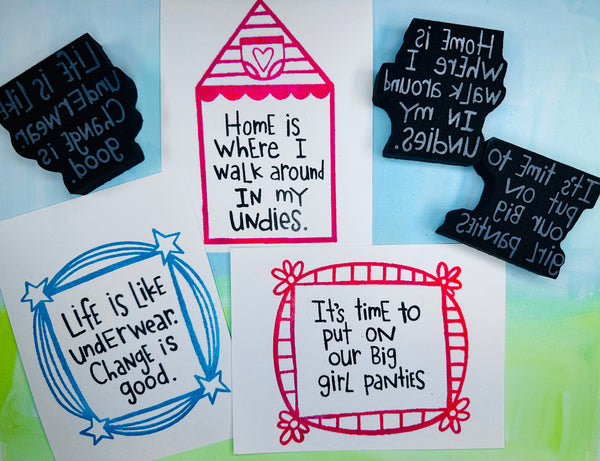 Dori Patrick | Change Is Good | Foam Stamps (Set of 2)