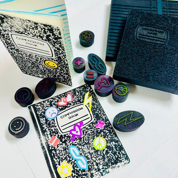 Kae Pea | 2 Cool 4 School Bundle | Foam Stamps - Set of 12