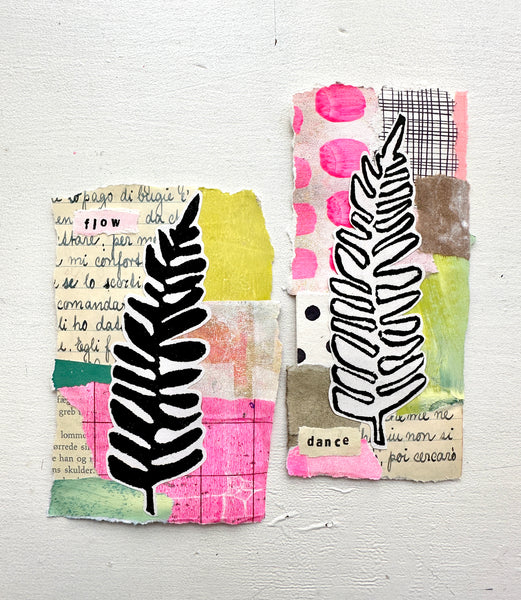 Susanne Randers for Fodder School | Ferns | Foam Stamps - Set of 2