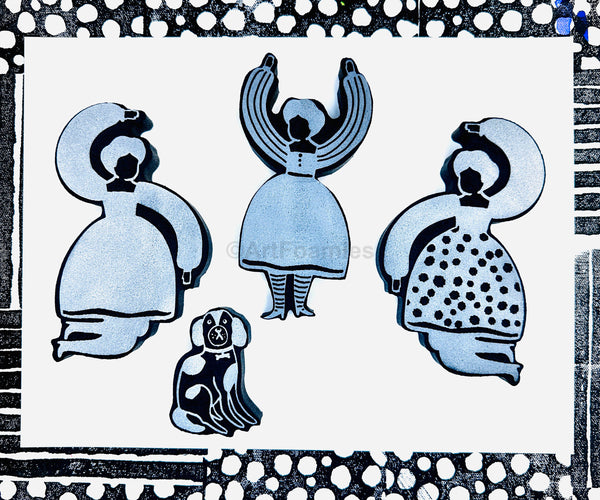 Danita Art | Best Friends Set | Foam Stamps - Set of 4
