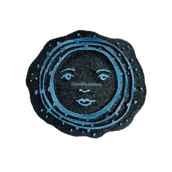 Kae Pea | Full Moon Rising | Foam Stamp