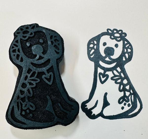 Kae Pea | Puppy Friend | Foam Stamp