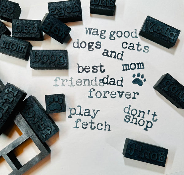 Kae Pea | ArtFoamies Poetry Adoption/Rescue Set B - Set of 15