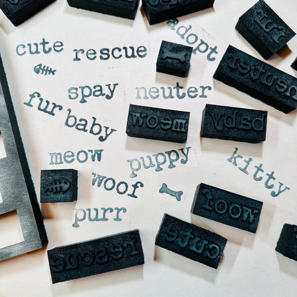 Kae Pea | ArtFoamies Poetry Adoption/Rescue Set A - Set of 14