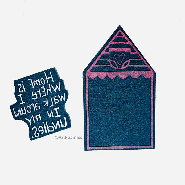 Dori Patrick | Home in Undies | Foam Stamps (Set of 2)