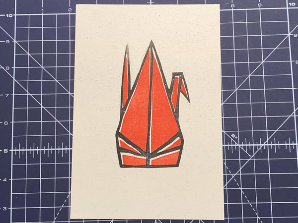 Sarah Matthews | Paper Cranes | Foam Stamps - Set of 2