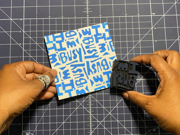 Sarah Matthews | I'm Busy | Foam Stamp