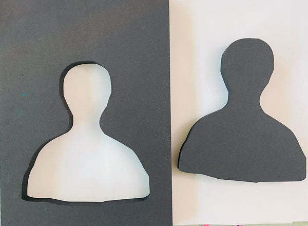 Kae Pea | Simple Silhouette | Foam Stamp