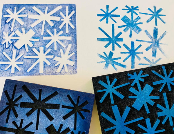 Balzer Designs | Asterisks | Foam Stamps - Set of 2