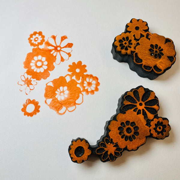 Sandra Evertson | Flower Power | Foam Stamps - Set of 2