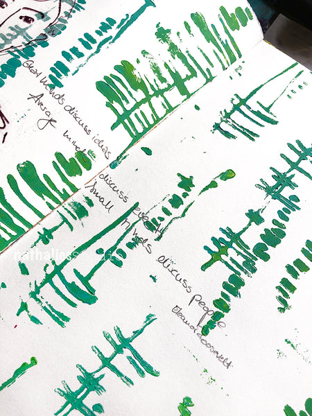 Nathalie Kalbach | Far Out | Foam Stamp