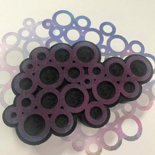 Designs by Gina H. | Fragmented Rings | Foam Stamp