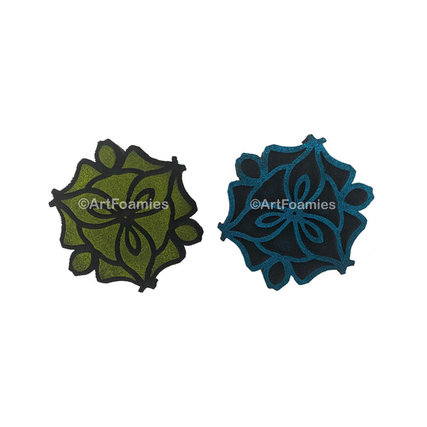 Marta Harvey | Trileaf | Foam Stamps - Set of 2