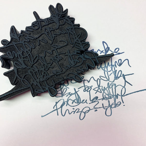 Balzer Designs | Writer's Block | Foam Stamp