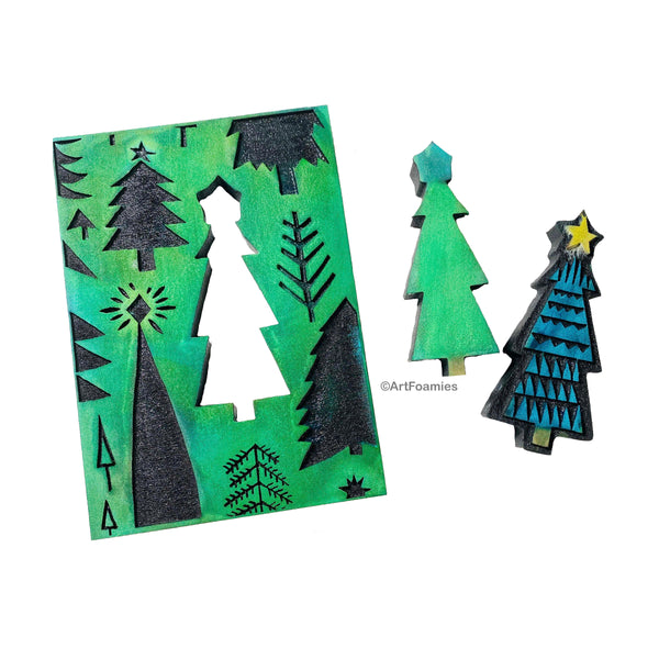 Lori Siebert | Christmas Tree Lane | Foam Stamps - Set of 3