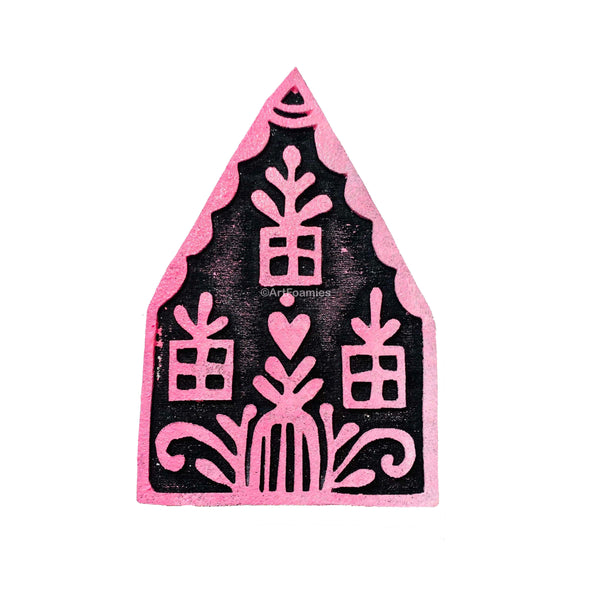 Jone Hallmark | Gingerbread House Kit | Foam Stamps - Set of 4