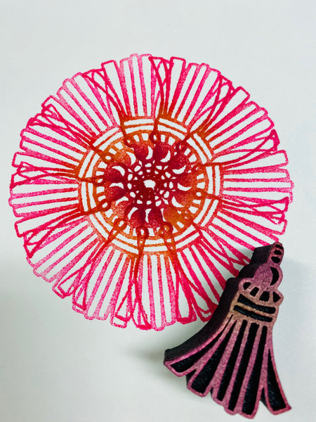 Kae Pea | Tassels | Foam Stamps - Set of 5