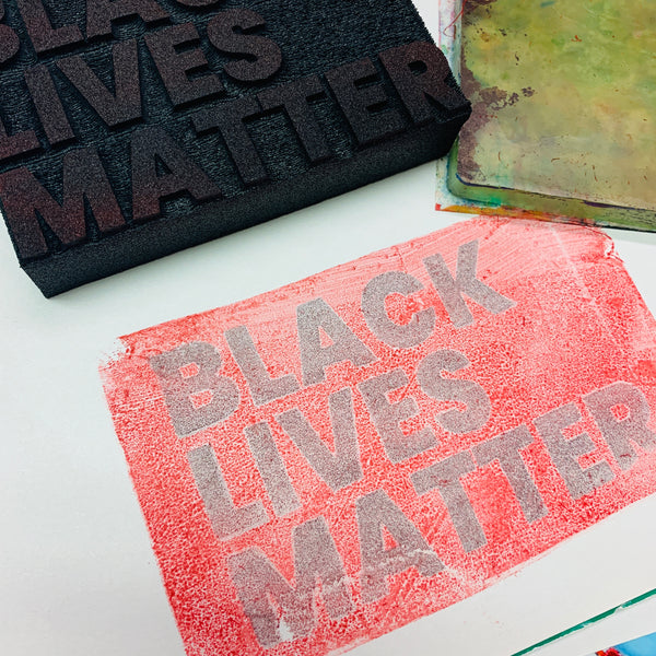 Sarah Matthews | Black Lives Matter | Foam Stamps - Set of 2