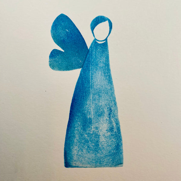 Kae Pea | Angelic Figure | Foam Stamps - Set of 2