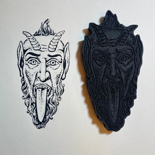 100 Proof Press | Krampus | Foam Stamp